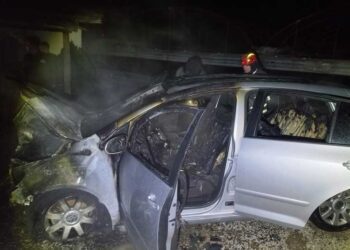 Гореше автомобил во Муртино