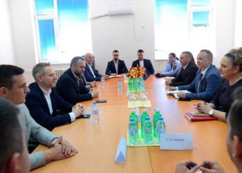 Министерот за внатрешни работи Панче Тошковски денеска беше во работна посета на СВР Струмица