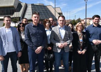 Дополнителниот заменик министер за информатичко општество и администрација, Стефан Андоновски е во Струмица