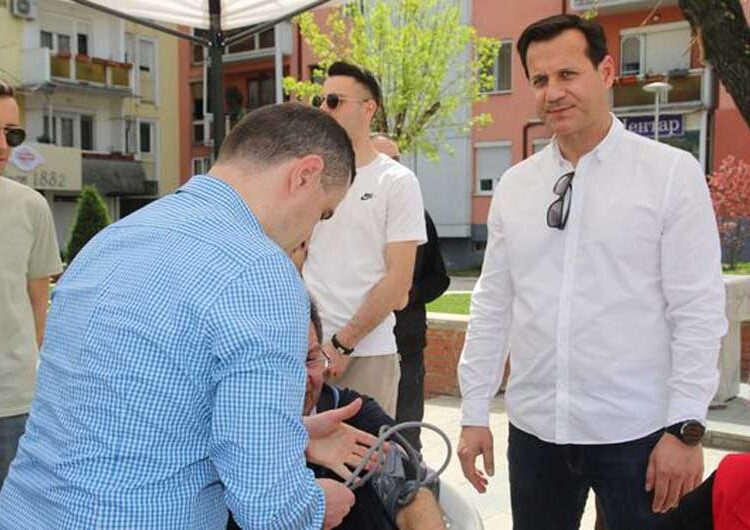 Во пресрет на Светскиот ден на здравјето, ВМРО-ДПМНЕ организираше пункт за здравствени консултации