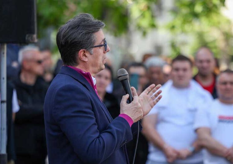 Стево Пендаровски имаше средби со жители на Ново Село, Босилово и Василево