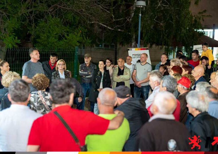 ОИШ на кандидатката за претседател Гордана Силјановска Давкова вчера и денеска продолжуваат со предизборните активности во Струмица