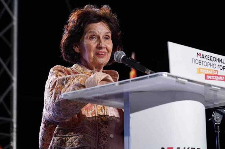 ВМРО-ДПМНЕ пред струмичани го промовираше претседателскиот кандидат Гордана Силјановска Давкова