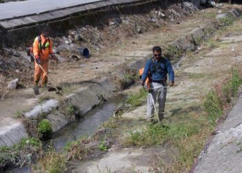 „Комуналец“ продолжува со активностите за чистење на поројот „Крушевска Република“