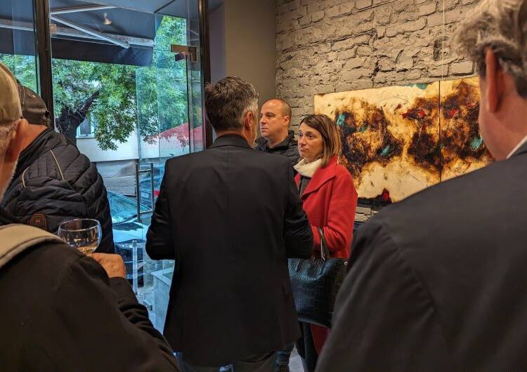 Во престижната софиска галерија [a]cube contemporary поставена изложбата „Реминисценции“ на Марјан Ѕингаров