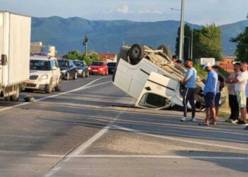 Сообраќајка меѓу три возила на патот Струмица – Радовиш кај раскрсницата кон Градашорци