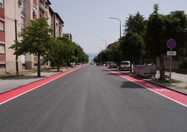 Финишираат активностите на новиот булевар „Братство Единство“ во Струмица