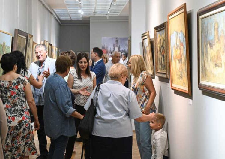 Во Белград е поставена изложба на познатиот академски сликар Стојан Пачов, родум од Струмица