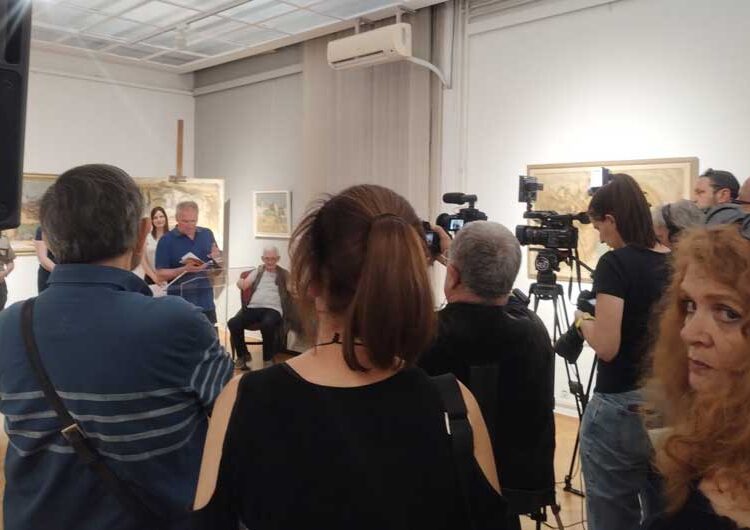 Во Белград е поставена изложба на познатиот академски сликар Стојан Пачов, родум од Струмица