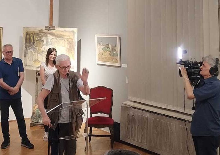 Во Белград е поставена изложба на познатиот академски сликар Стојан Пачов, родум од Струмица