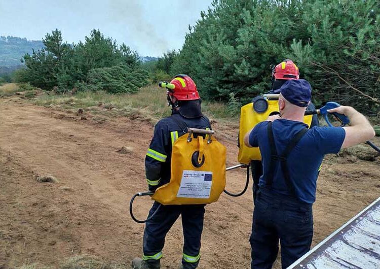 На планината Огражден – Крајниот северозападен крак на пожарот речиси целосно е ликвидиран и во моментов се работи на југозападниот крак