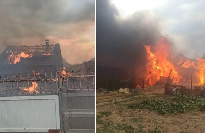 Голем пожар во Ново Село – горат неколку објекти