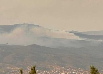 Утрово почна гаснењето на пожарот на планината Огражден