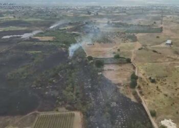 Голем пожар помеѓу селата Водоча и Вељуса – зафатена површина од околу 80 хектари