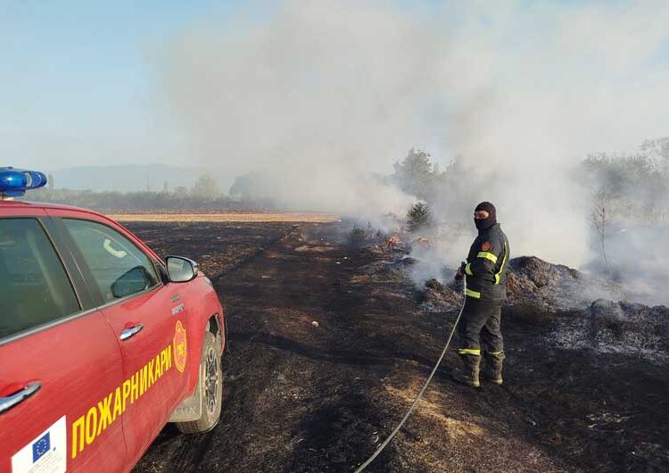 Пожар кај Индустриска зона Василево – спречено да биде зафатен погон за производство на био дизел