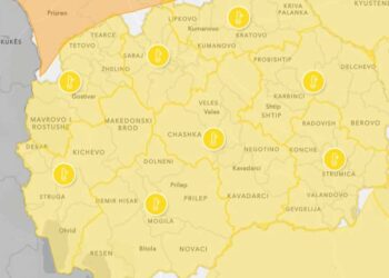 УХМР: АКТУЕЛНО ПРЕДУПРЕДУВАЊЕ – жолто ниво на опасност од високи температури