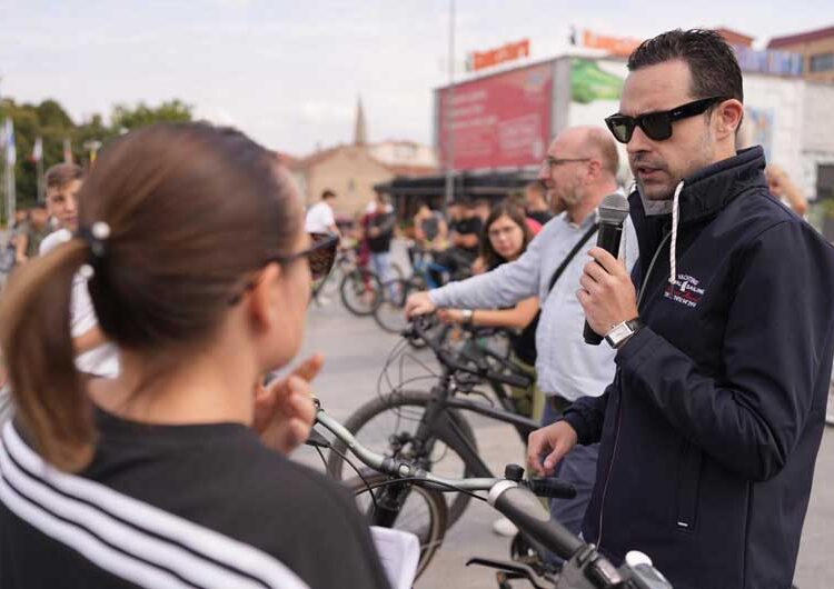 Во Струмица одбележана Европската недела на мобилност – градоначалникот Костадинов најави дополнителни 5.4 километри нови велосипедски патеки