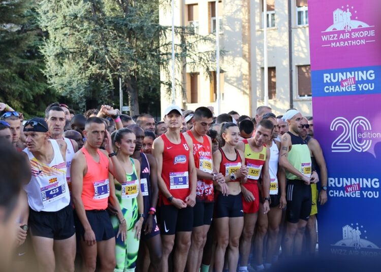 Рекордни 13.400 учесници на скопските улици: Заврши јубилејното 20-то издание на Виз Ер Скопски маратон