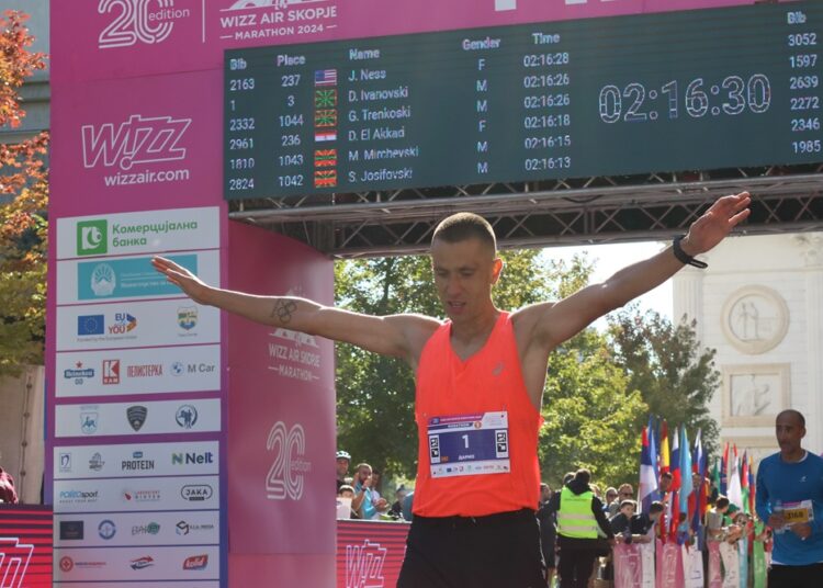 Рекордни 13.400 учесници на скопските улици: Заврши јубилејното 20-то издание на Виз Ер Скопски маратон