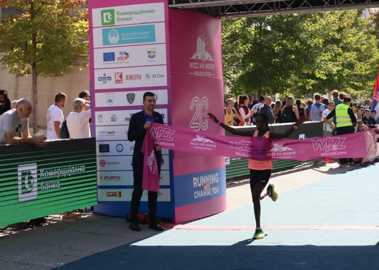 Рекордни 13.400 учесници на скопските улици: Заврши јубилејното 20-то издание на Виз Ер Скопски маратон
