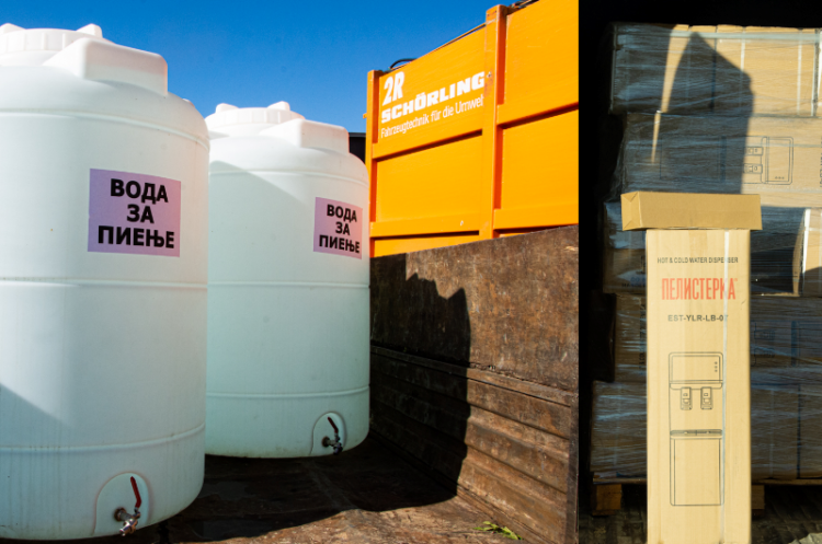 Комуналец обезбеди канистри со вода за пиење — еве каде ќе бидат поставени