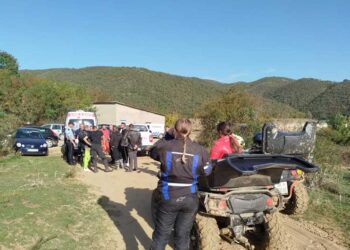 Струмичките пожарникари интервенирале во извлекување на лице од сообраќајка на непристапен терен над брана Турија