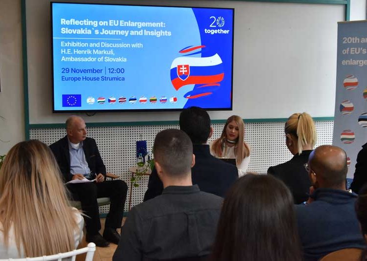 Амбасадор на Словачка во Europe House во Струмица – настан посветен на 20 години од најголемото проширување на ЕУ