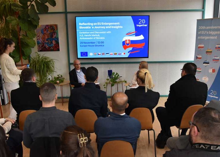 Амбасадор на Словачка во Europe House во Струмица – настан посветен на 20 години од најголемото проширување на ЕУ