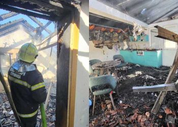 Пожар во куќа во Струмица – изгореа кат и покрив