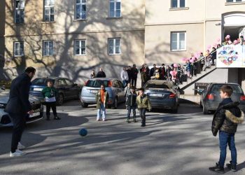 Горан Пандев се дружеше со децата во клубот „Деца на Сонцето“