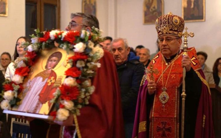 Во Католичката црква „Раѓање на Свети Иван Крстител“ во Струмица изложени моштите на Свети Стефан