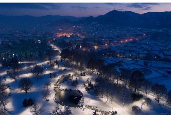 Утрово Струмица осамна во снежна покривка – снег ќе паѓа во текот на целиот ден