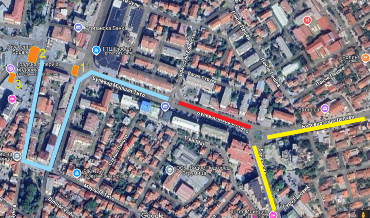 СООПШТЕНИЕ: Во сабота 1 март, до 14:00 часот да се отстранат возилата од центарот на градот поради подготовки за карневалското дефиле