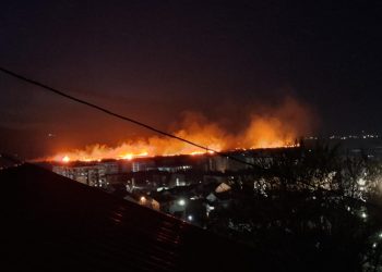 Голем пожар кај Струмица во реонот на Софилар – ветерот го разгорува пожарот…