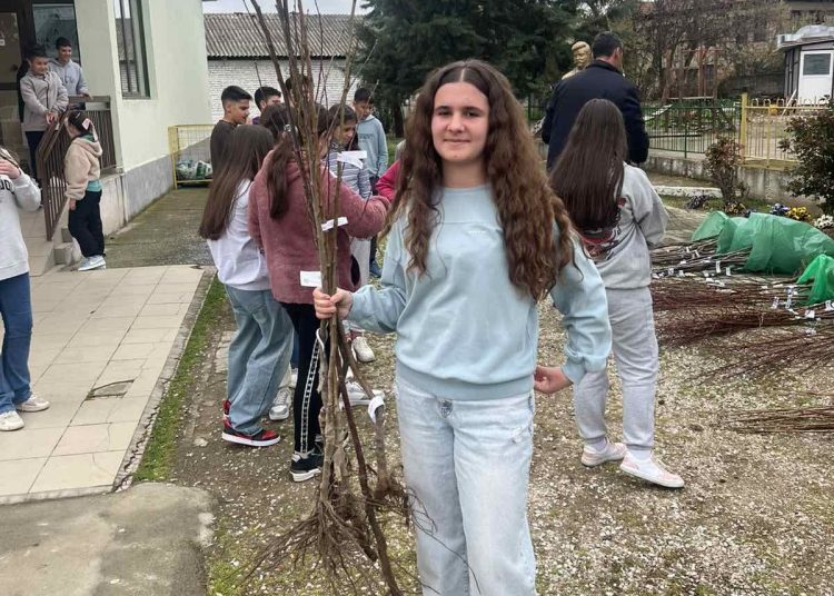 Општина Босилово подели 1500 овошни садници на граѓаните во замена за 1200 килограми пластични шишиња собрани од нив