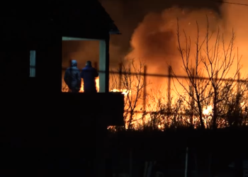 Големиот пожар во близина на Струмица е изгаснат – остануваат пожарникарски и полициски екипи на терен да ја следат состојбата