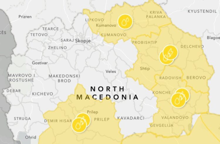 МЕТЕО АЛАРМ: Денеска краткотрајно невреме со пообилен пороен дожд