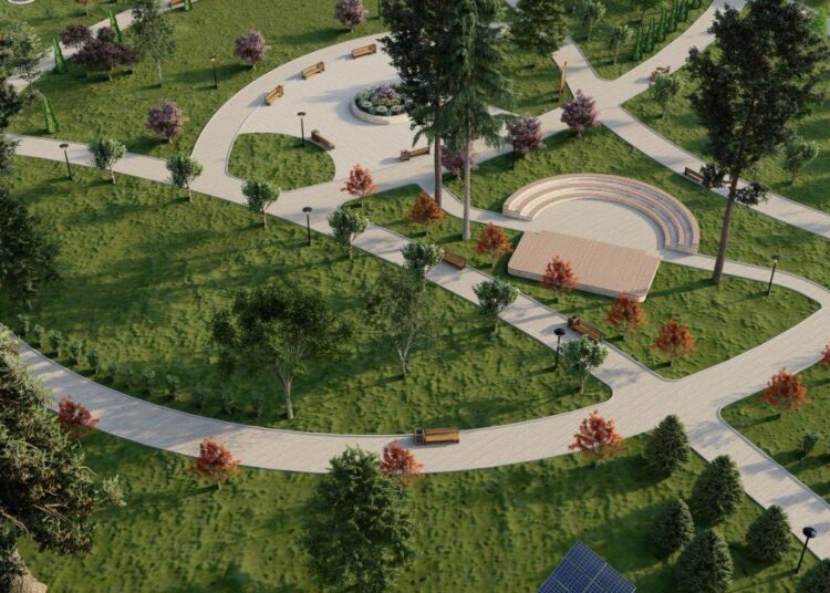 ФОТО: Новиот парк во поранешната касарна на површина од 40.000 м² – започна неговата изградба, ќе биде готов за една година