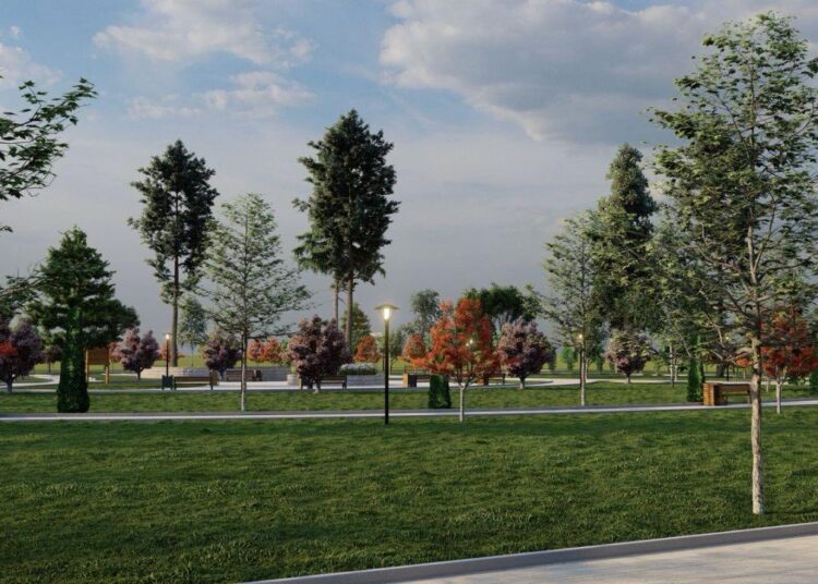 ФОТО: Новиот парк во поранешната касарна на површина од 40.000 м² – започна неговата изградба, ќе биде готов за една година