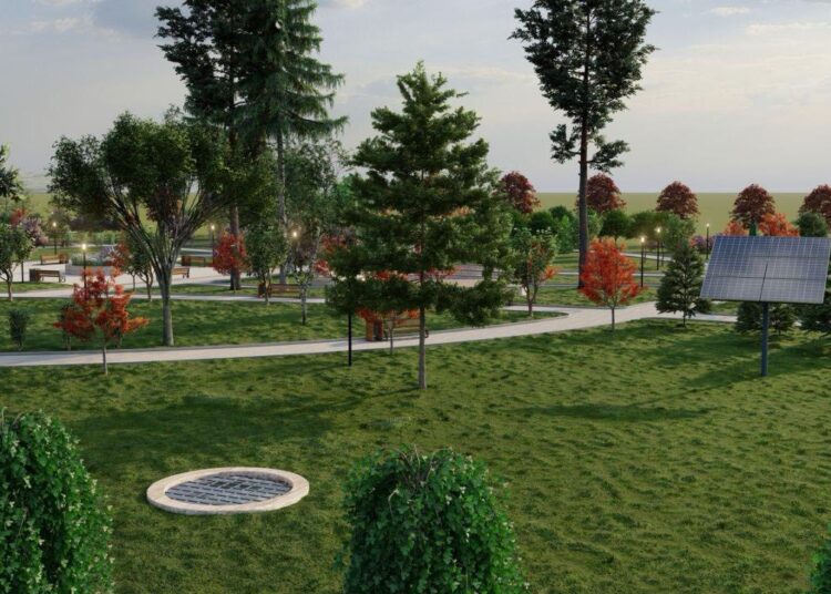 ФОТО: Новиот парк во поранешната касарна на површина од 40.000 м² – започна неговата изградба, ќе биде готов за една година