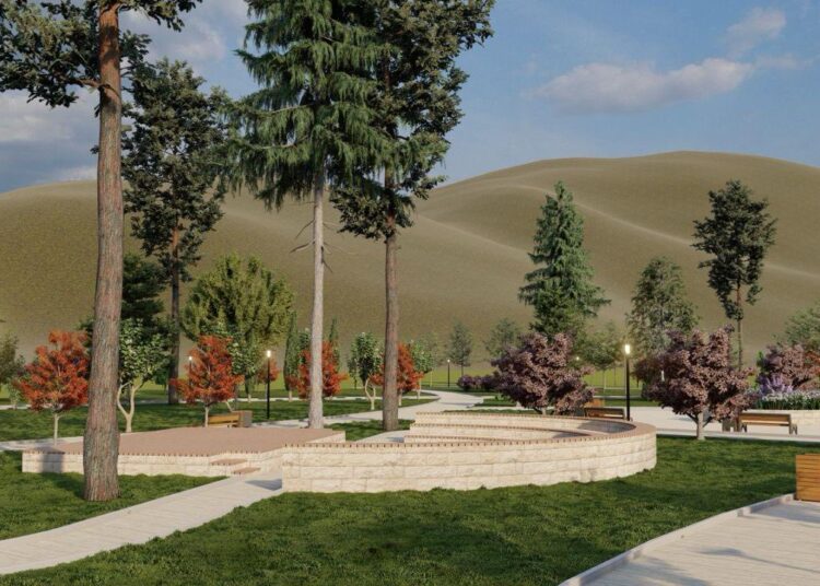 ФОТО: Новиот парк во поранешната касарна на површина од 40.000 м² – започна неговата изградба, ќе биде готов за една година