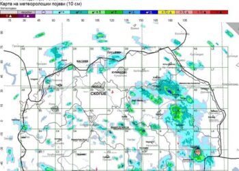 УХМР: Нестабилна облачна маса со јак интезитет во струмичко