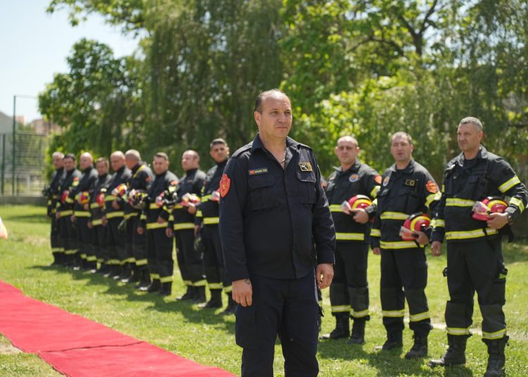 Со спасувачка вежба струмичките пожарникари го одбележаа 20 Мај – Денот на македонските пожарникари