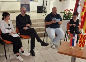 Во Белград беше реализиран проектот „Македонската книжевност на европското ѕвездено небо“ – Никола Маџиров и Петар Андоновски читаа извадоци од своите дела