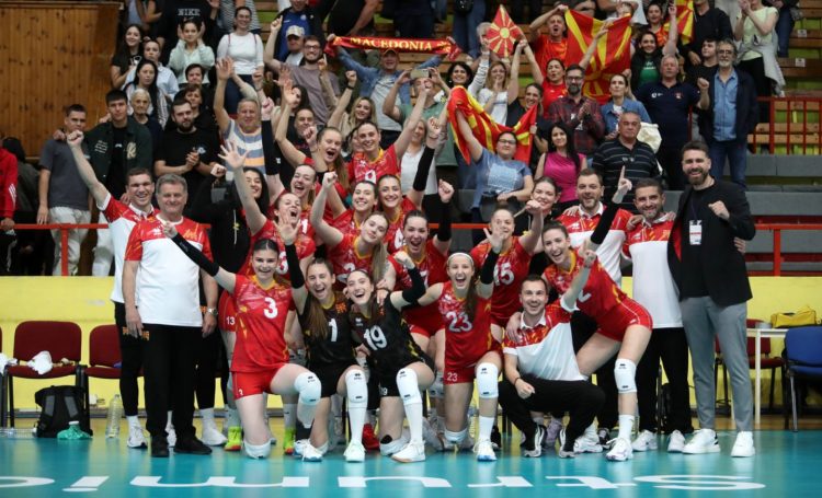 Одбојкарките на македонската репрезентација во Струмица славеа убедлива победа против репрезентацијата на Луксембург