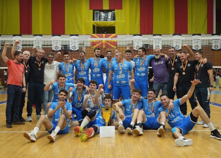 Одбојкарите на Струмица ја освоија 12-та шампионска титула, 8-ма во низа