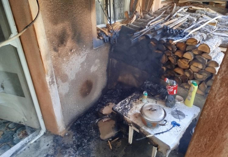 Испука плинска боца, интервенираа пожарникарите