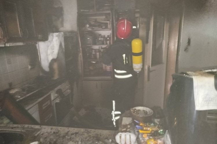 Избувна пожар во стан во Струмица