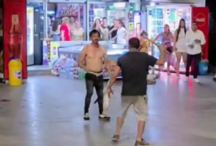 Полицијата го утврди идентитетот на лицата кои синоќа во центарот на Струмица се тепаа со секира-едното е приведено, другото се бара