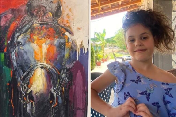 Уметникот Александар Филев ја продава оваа слика, а парите да се уплатат на сметката за помош на Тијана